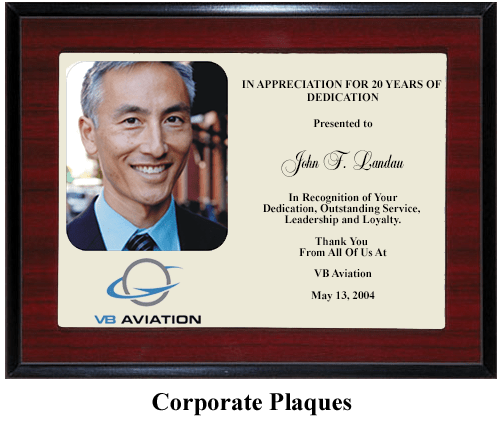 service dedication award plaque