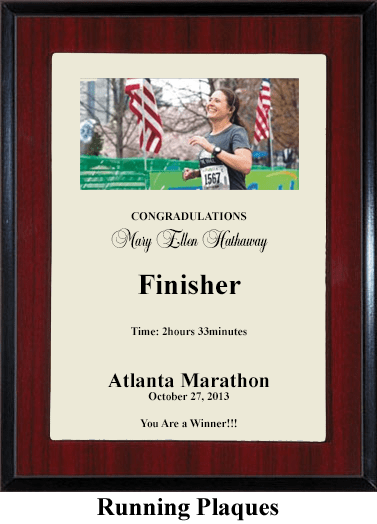 running marathon 5k 10k award plaque